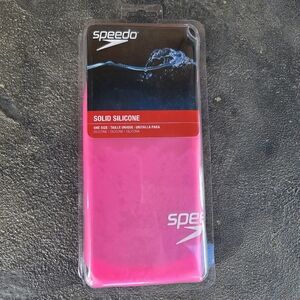 Speedo Solid Silicone Pink Swim Cap